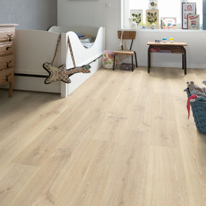 Quick-Step Creo Tennessee Oak Light Wood CRH3179 7mm Laminate Flooring (CRH3179) - Premium Quick-Step collection featuring oak luxury vinyl tile flooring with waterproof technology and easy click-fit installation