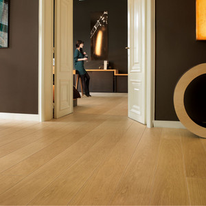 Quick-Step Largo Natural Varnished Oak LPU1284 9.5mm Laminate Flooring (LPU1284) - Premium Quick-Step collection featuring natural luxury vinyl tile flooring with waterproof technology and easy click-fit installation Quick-Step Largo Natural Varnished Oak LPU1284 9.5mm Laminate Flooring (LPU1284) - Premium Quick-Step collection featuring natural luxury vinyl tile flooring with waterproof technology and easy click-fit installation