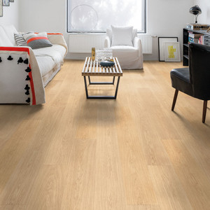 Quick-Step Largo White Varnished Oak LPU1283 9.5mm Laminate Flooring (LPU1283) - Premium Quick-Step collection featuring white luxury vinyl tile flooring with waterproof technology and easy click-fit installation Quick-Step Largo White Varnished Oak LPU1283 9.5mm Laminate Flooring (LPU1283) - Premium Quick-Step collection featuring white luxury vinyl tile flooring with waterproof technology and easy click-fit installation