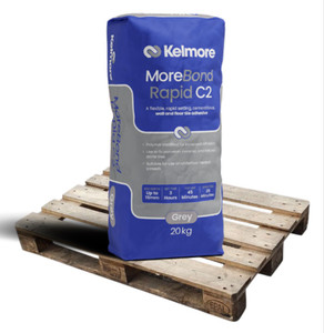 Kelmore MoreBond Rapid C2 Grey Wall & Floor Tile Adhesive 20kg