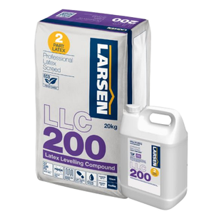 Larsen LLC 200 2-Part Latex Floor Smoothing Compound 20kg - Larsen self-levelling compound