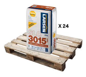 Larsen SLC3015 Rapid Set Pro Single Part Flexible Fibre Self Levelling Compound 20kg (24 Bag Pallet) - Larsen self-levelling compound Larsen SLC3015 Rapid Set Pro Single Part Flexible Fibre Self Levelling Compound 20kg (24 Bag Pallet) - Larsen self-levelling compound