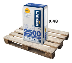 Larsen SLC2500 Professional External Self Levelling Compound Grey 25kg (48 Bag Pallet) - Larsen self-levelling compound Larsen SLC2500 Professional External Self Levelling Compound Grey 25kg (48 Bag Pallet) - Larsen self-levelling compound