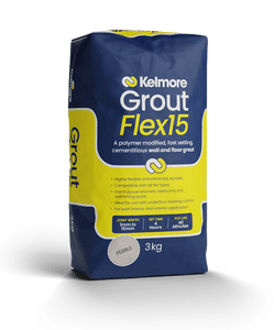 Kelmore Flex15 Pebble Grout 3kg - High-quality tile grouting solution Kelmore Flex15 Pebble Grout 3kg - High-quality tile grouting solution