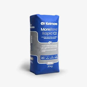 Kelmore MoreBond Rapid C2 Grey Wall & Floor Tile Adhesive 20kg Product Image Kelmore MoreBond Rapid C2 Grey Wall & Floor Tile Adhesive 20kg Product Image
