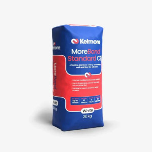 Kelmore MoreBond Standard C2 White Wall & Floor Tile Adhesive 20kg Product Image Kelmore MoreBond Standard C2 White Wall & Floor Tile Adhesive 20kg Product Image