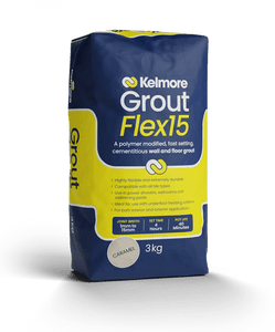 Kelmore Flex15 Caramel Grout 3kg - High-quality tile grouting solution Kelmore Flex15 Caramel Grout 3kg - High-quality tile grouting solution
