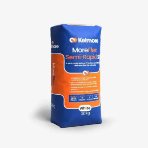Kelmore MoreFlex Semi-Rapid S1 White Wall & Floor Tile Adhesive 20kg Product Image Kelmore MoreFlex Semi-Rapid S1 White Wall & Floor Tile Adhesive 20kg Product Image