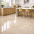 Terra Beige Stone Effect Gloss Porcelain Tile 60x120cm warm beige limestone effect tile large format floor tile in a modern kitchen floor