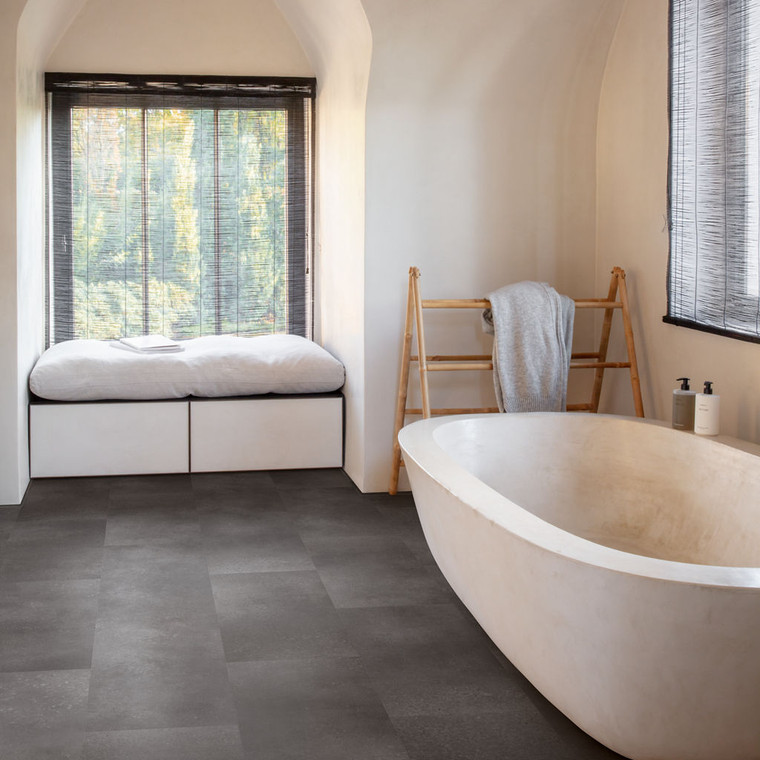 Quick-Step Alpha Vinyl Oro Volcanic Rock AVSTU40231 - Premium Quick-Step collection featuring luxury vinyl tile flooring with waterproof technology and easy click-fit installation