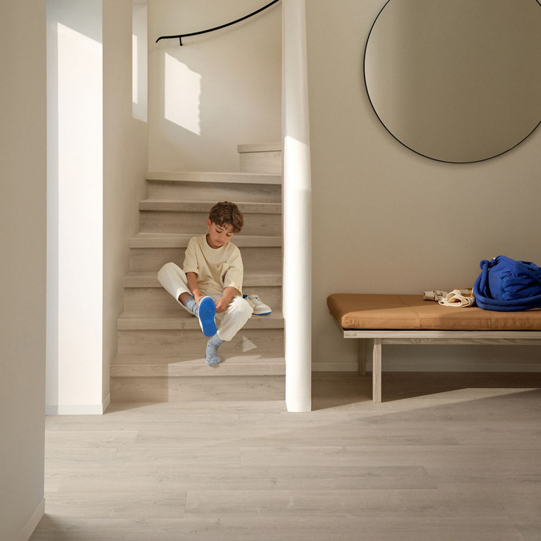 Quick-Step Capture Brushed Oak Beige SIG4764 9mm Laminate Flooring (SIG4764) - Premium Quick-Step collection featuring oak luxury vinyl tile flooring with waterproof technology and easy click-fit installation