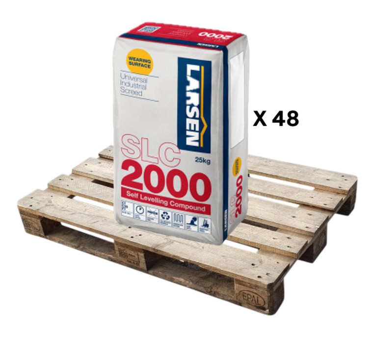 Larsen SLC2000 Professional Self Levelling Compound Industrial Grey 25kg (48 Bag Pallet) - Larsen self-levelling compound Larsen SLC2000 Professional Self Levelling Compound Industrial Grey 25kg (48 Bag Pallet) - Larsen self-levelling compound