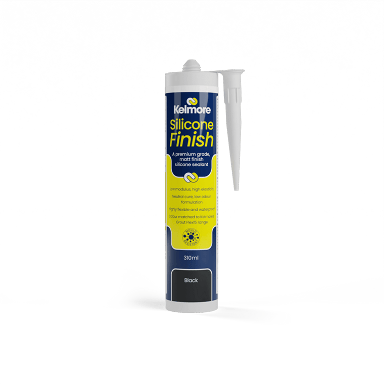 Kelmore Silicone Finish Black 310ml - High-quality tile sealing solution Kelmore Silicone Finish Black 310ml - High-quality tile sealing solution