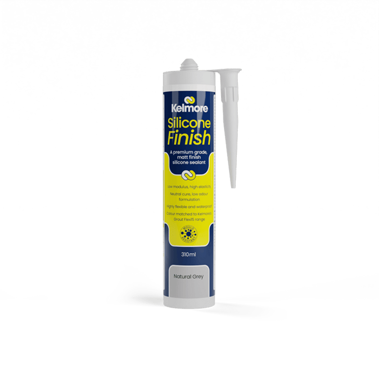 Kelmore Silicone Finish Natural Grey 310ml - High-quality tile sealing solution Kelmore Silicone Finish Natural Grey 310ml - High-quality tile sealing solution