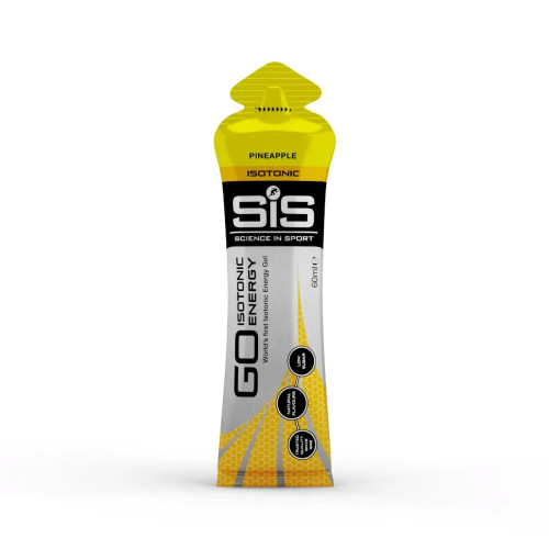 GO Plus Isotonic Energy Gel 60ml Pineapple Single