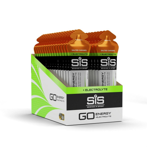 GO Energy + Electrolyte Gels 60ml 30 Pack Salted Caramel