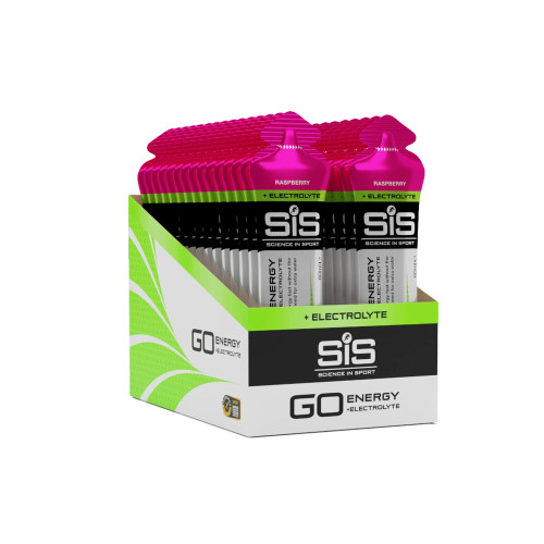 GO Energy + Electrolyte Gels 60ml 30 Pack Raspberry