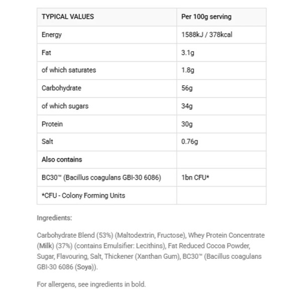BETA Recovery Whey Powder 1.5 kg Chocolate