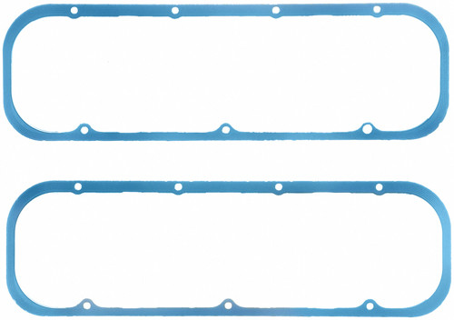 FEL-PRO Valve Cover Gasket, 0.137 in Thick, Steel Core Silicone Rubber, Big Block Chevy, Pair