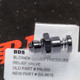 BDS Supercharger Pressure Relief Valve, 7/16-20 in Male Thread, O-Ring, Aluminum, Black Anodized