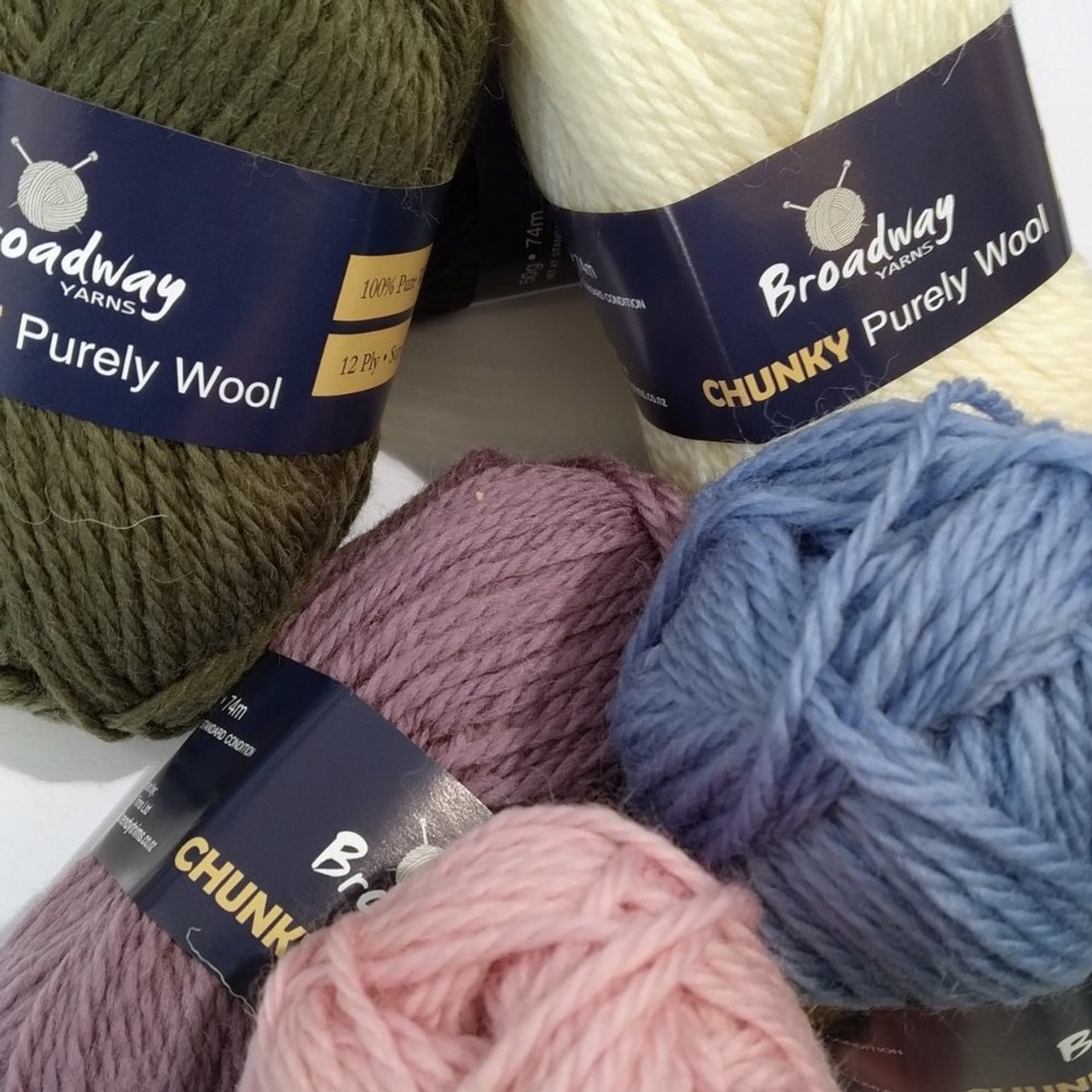 pure wool chunky yarn