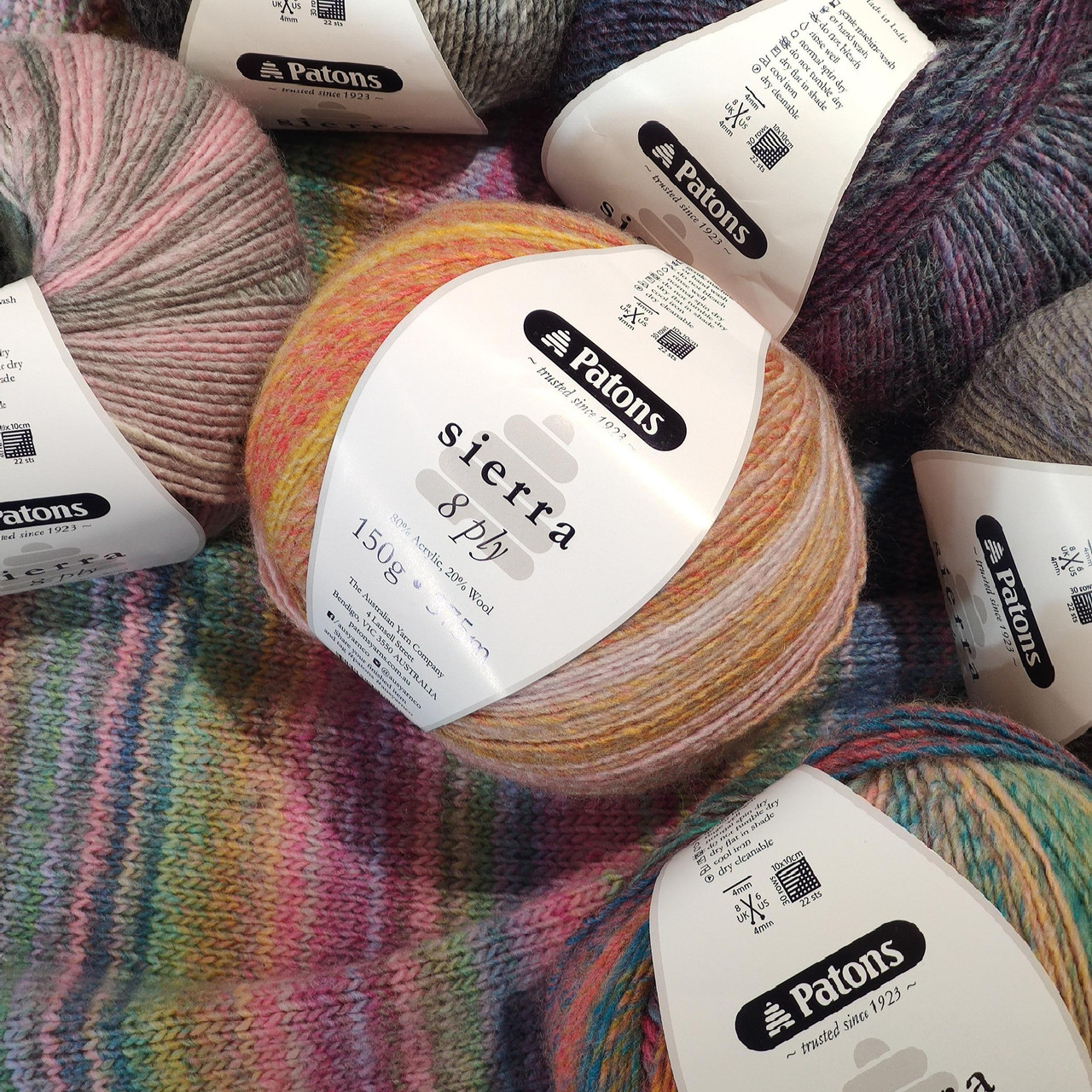 Patons: Sierra 8ply - Wellington Sewing Centre