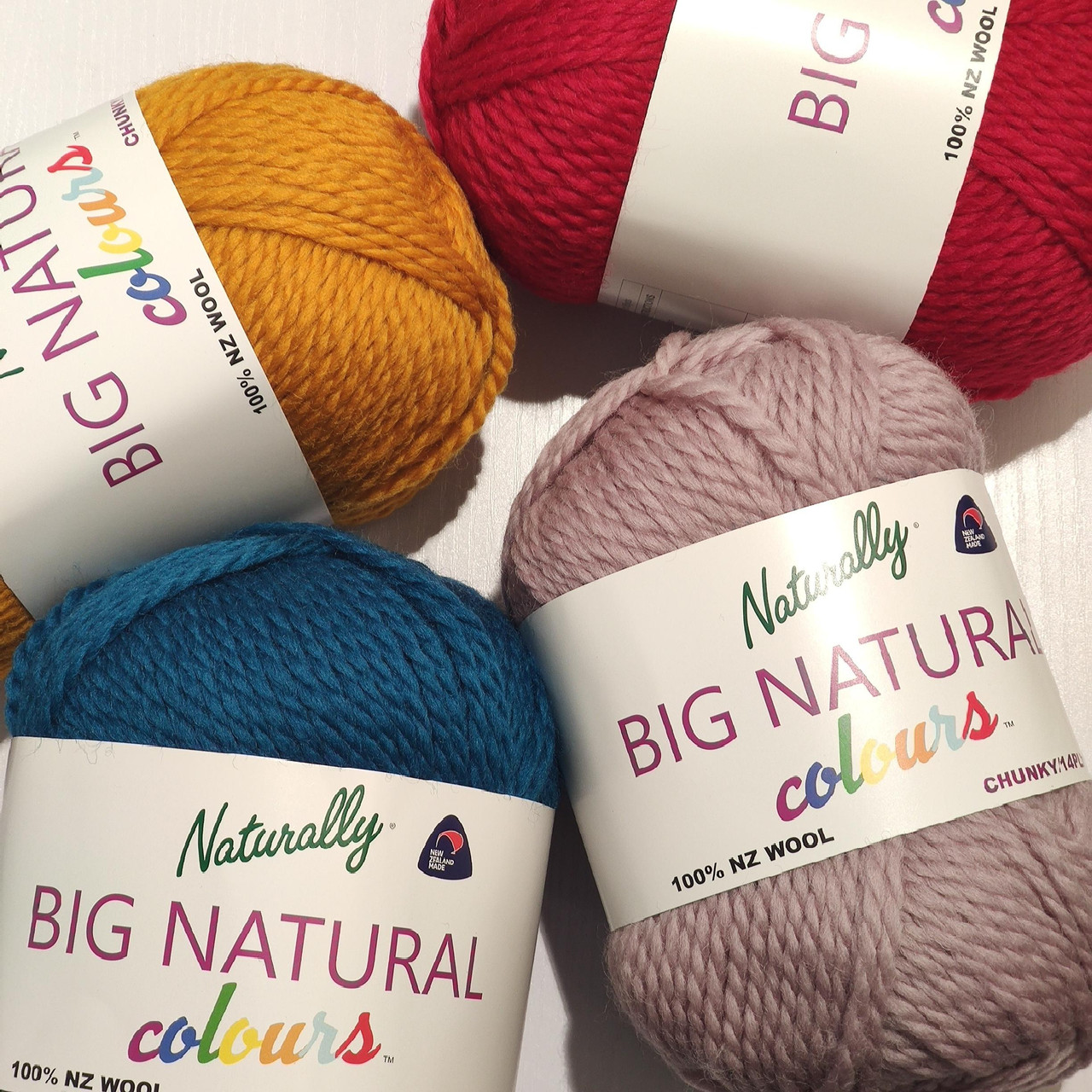 Naturally: Big Natural Colours: 14ply/Chunky - Wellington Sewing