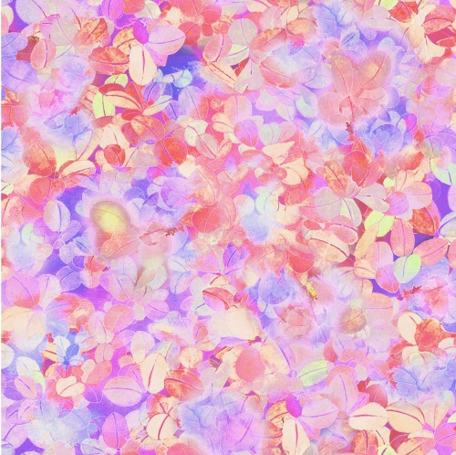 Pink/Coral:  Oasis Fabrics -Tiny leaves, Pink