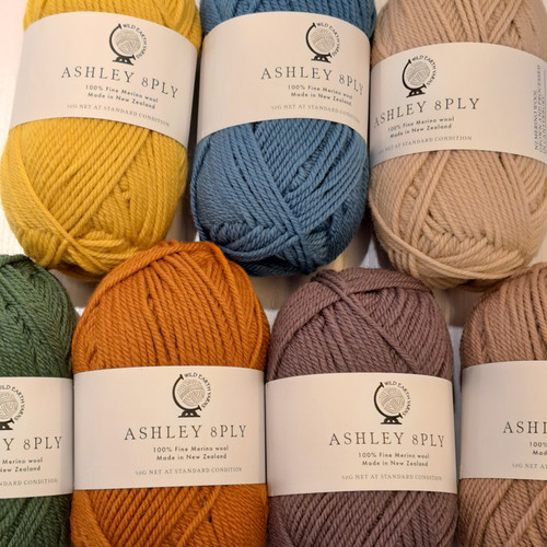 Wild Earth Yarns: Ashley 8ply Merino