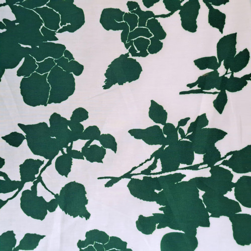 Leaf Cotton Shirting: Green