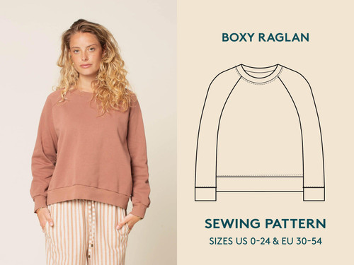 Boxy Raglan Sweatshirt