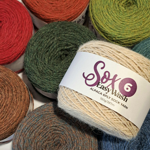 Sox 6ply Easy Wash Alpaca Sock Yarn