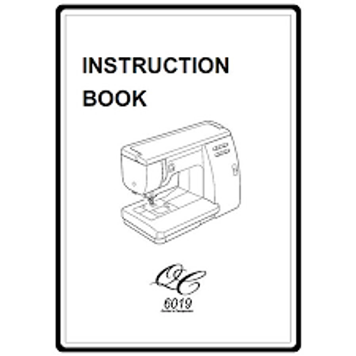 Instruction Manual: Janome 6019QC
