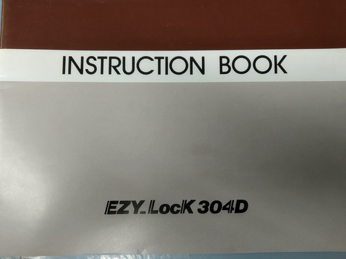 Instruction Manual: Janome Overlocker 304D