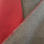 Double Sided Wool Coating: Red/Grey