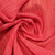Bankso Crosshatch Linen: Red