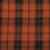 Suki 100% Silk Plaid: Copper/Black