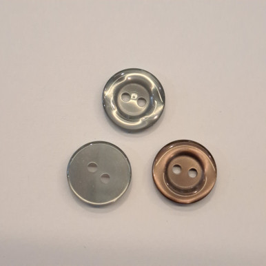 Glossy Ring Buttons 22L/ 14mm - Wellington Sewing Centre