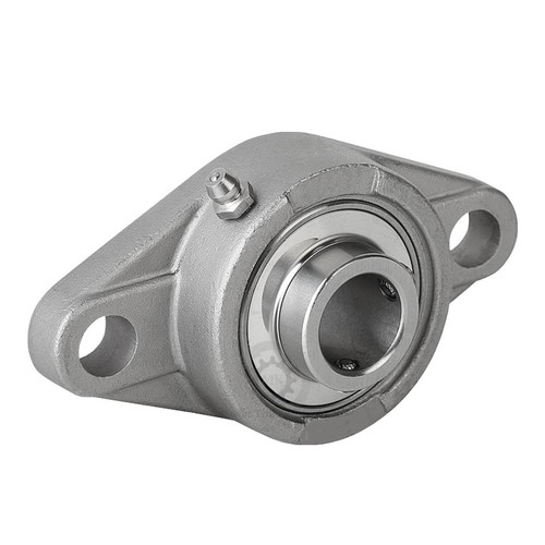 Stainless Steel 2-Bolt Flange Pillow Block Bearing Housing (20mm Bore) -SS-UCFL204 