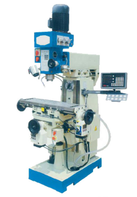 Milling Machine 800 x 240mm Table Size with (X) 400mm - (Y) 230mm - (Z) 350mm Table Travel