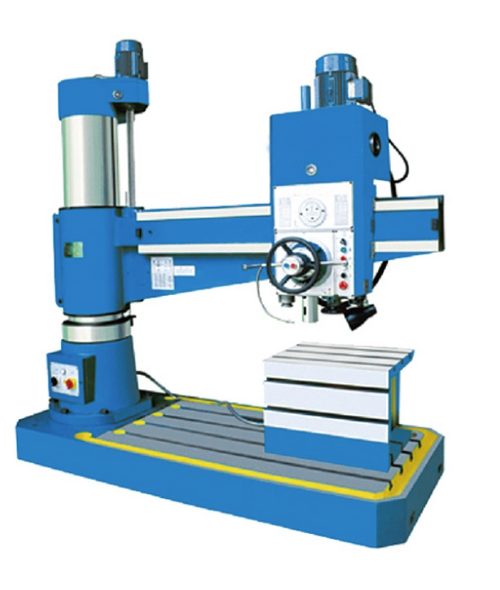 Radial Drilling Machine 50mm Max Drilling Capacity with 5MT Spindle Taper and 350 - 1600mm Spindle to Column