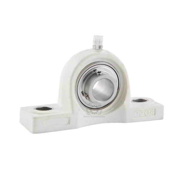 Thermoplastic Pillow Block with SS Bearing Foot Mounted Housing (20mm Bore ) -PL-UCP204 