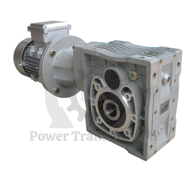 Single Phase 0.25kW 1/3HP 28rpm Type 50 Electric Motor & Worm Gearbox Drive i100 Single Phase 0.25kW 1/3HP 28rpm Type 50 Electric Motor & Worm Gearbox Drive i100