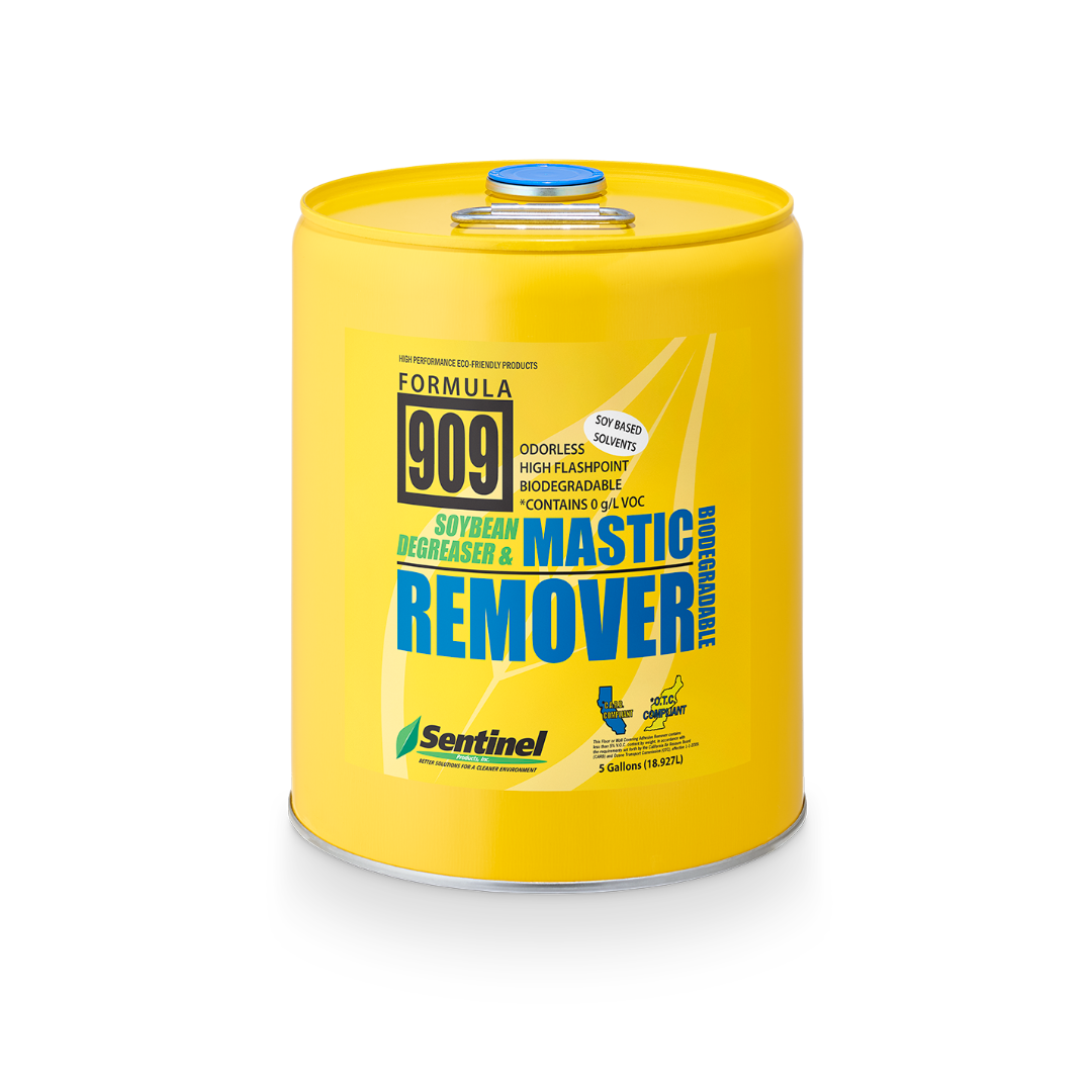 SENTINEL 909 SOY BASED MASTIC REMOVER 5 GAL - Safety Express