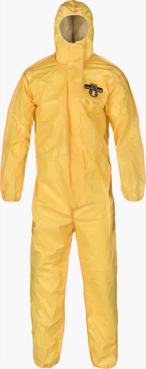 ChemMax® 4 Plus Coverall with elastic hood, waist, ankles and cuffs with  thumb loops. Double Zip & Storm Flap. – Lakeland Industries Global PPE