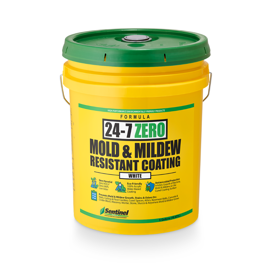 SENTINEL 24-7/ZERO MOULD RESISTANT COATING WHITE 5 GAL - Safety