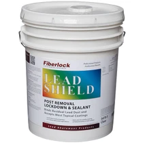 FIBERLOCK LEAD SHIELD POST REMOVAL LOCKDOWN CLEAR 5 GAL