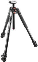 MANFROTTO ALUMINUM 3-SECTION TRIPOD BLACK