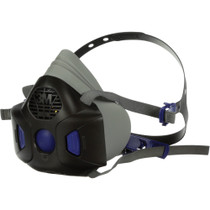 3M SECURE CLICK HALF FACEPIECE RESPIRATOR WITH SPEAKING DIAPHRAGM SM