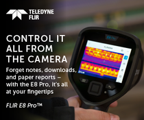 FLIR E8 PRO INFRARED CAMERA WITH 320X240 IR RESOLUTION AND IGNITE CLOUD